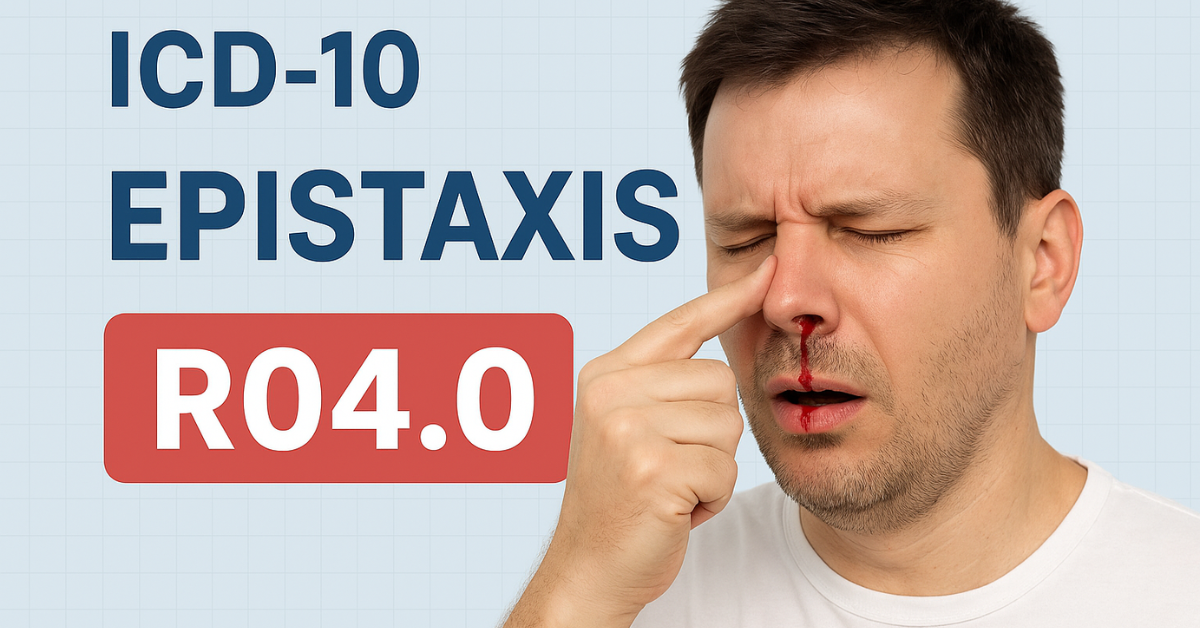 Epistaxis ICD 10 Code Complete Guide
