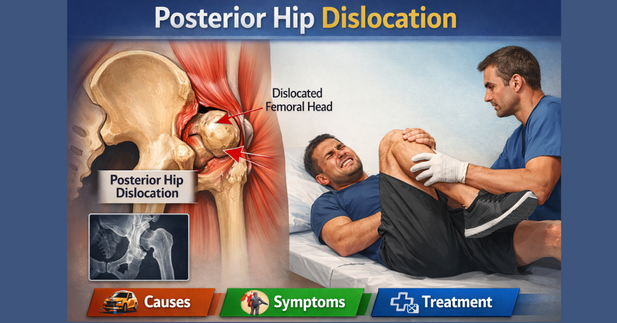 Posterior Hip Dislocation: Causes, Symptoms & Treatment